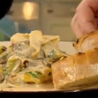 レシピ＃81 マッシュルームとリーキのパスタ Mushroom & leek pasta